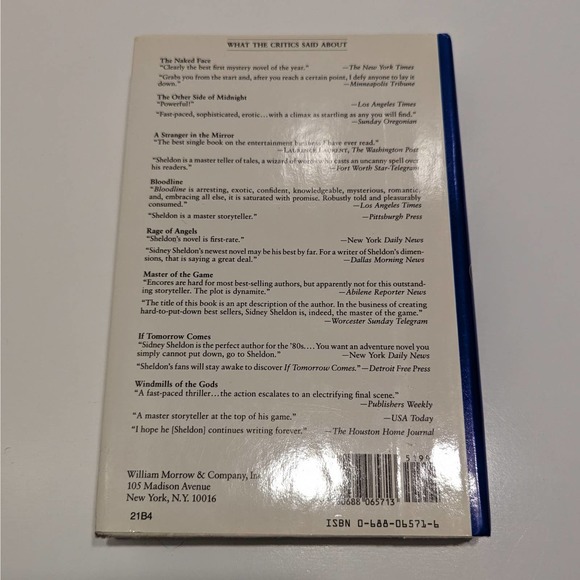 The Sands of Time (1988, Hardcover) - Sidney Sheldon [Fiction, Thriller] - Picture 2 of 9